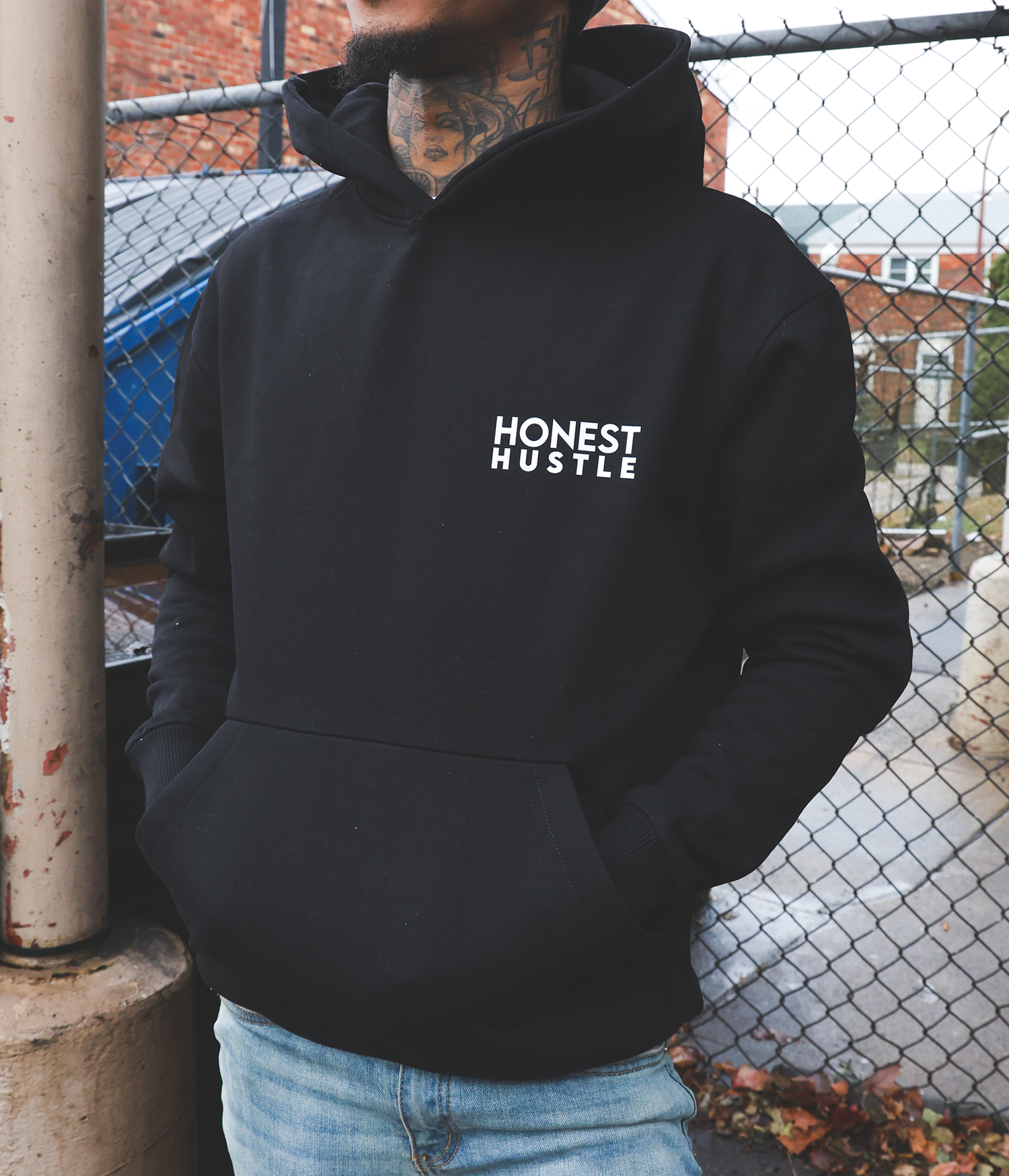Wordmark 450 GSM Heavyweight Hooded Sweatshirt